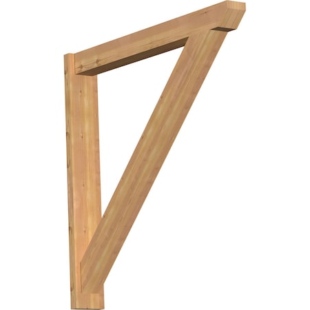 Ekena Millwork Traditional Slat Smooth Outlooker, Western Red Cedar, 5 1/2"W x 42"D x 42"H OUT06X42X42TRA06SWR